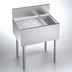 Thumbnail image #3 for Krowne Royal Series 26-Inch Underbar Speed Multi Station Bar Ice Bin with Left Ice Bin and Insulated Bottle Well