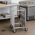 Thumbnail image #3 for Cres Cor Half-Size Mobile Closed-Side Utility Pan Rack, 15-Pan Capacity
