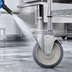 Thumbnail image #3 for Metro Super Erecta 5-Inch Cart-Washable Swivel Stem Caster with Foot Brake and Bumper