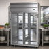 Thumbnail image #3 for Beverage-Air P Series Pass-Thru Two-Section Pizza Holding Cabinet, 46.5 Cu. Ft., 4 Hinged Glass Doors