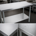 Thumbnail image #3 for John Boos Stallion Economy Stainless Steel Work Table with Undershelf, 72 x 30 Inch