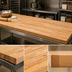 Thumbnail image #3 for John Boos 108-Inch x 24-Inch Edge Grain Northern Hard Rock Maple Baker's Table Top