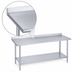 Thumbnail image #3 for Duke Manufacturing Deluxe Stainless Steel Work Table with 1-1/8 Inch Straight Riser, 108 x 36 Inches