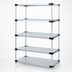Thumbnail image #3 for Quantum Solid Shelving Starter Kit, 48-Inch W x 18-Inch D x 63-Inch H, 5 Shelves