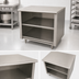 Thumbnail image #3 for Advance Tabco Special Value 36-Inch W x 24-Inch D Flat Top Open Base Work Table with Mid-Shelf