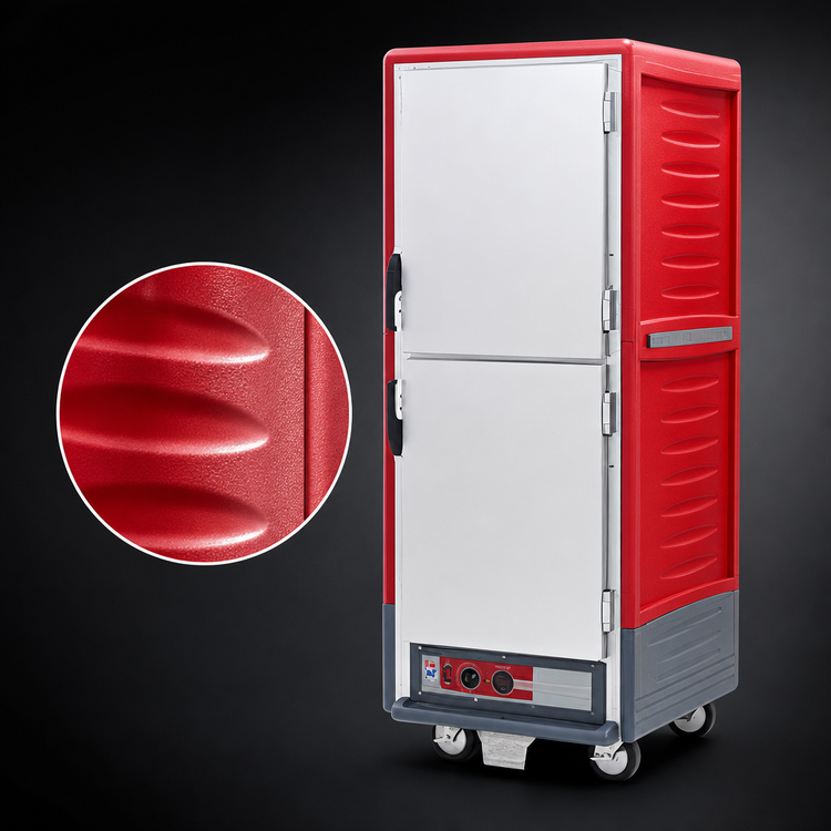 Product image #3 for Metro C5 3 Series Full Height Combination Heated Holding and Proofing Cabinet with Dutch Solid Doors and Universal Wire Slides