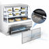 Thumbnail image #4 for Turbo Air Full-Service Curved Glass Refrigerated Bakery Display Case, 60 1/2