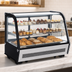 Thumbnail image #3 for BakeMax Titan Series 35-Inch Countertop Full-Service Refrigerated Display Case with Curved Front Glass