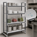 Thumbnail image #3 for Cambro Camshelving Elements XTRA 4-Tier Solid Stationary Starter Polymer Shelving Unit, 72W x 18D x 84H, Speckled Gray