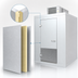 Thumbnail image #3 for Arctic Industries Indoor Floorless 10' x 6' Walk-In Cooler with Top-Mounted Self-Contained Refrigeration
