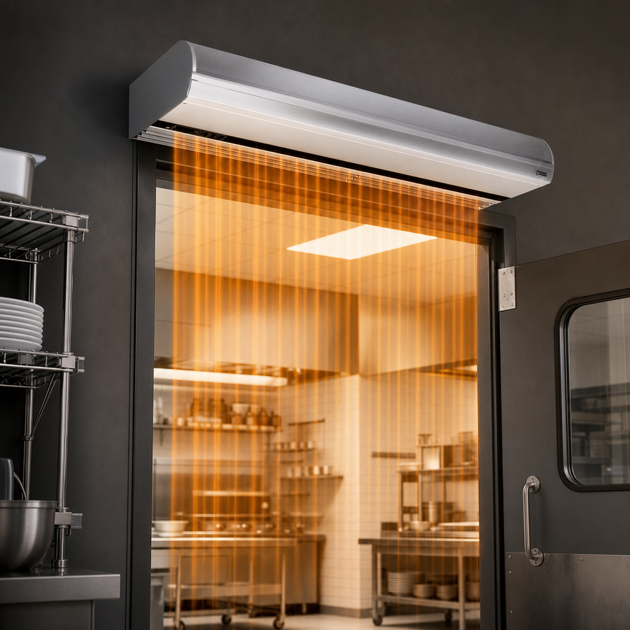 Electric Heated Air Curtain