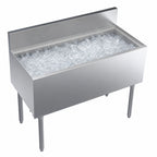 Thumbnail image #3 for Krowne Royal Series KR19-42 42-Inch Stainless Steel Underbar Ice Bin/Cocktail Unit, 129 lb Capacity, 12-Inch Deep Liner, No Cold Plate