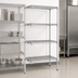 Thumbnail image #3 for EAGLEbrite 4-Tier Wire Add-On Shelving Unit, 24 x 21 x 63 Inches, Zinc Finish