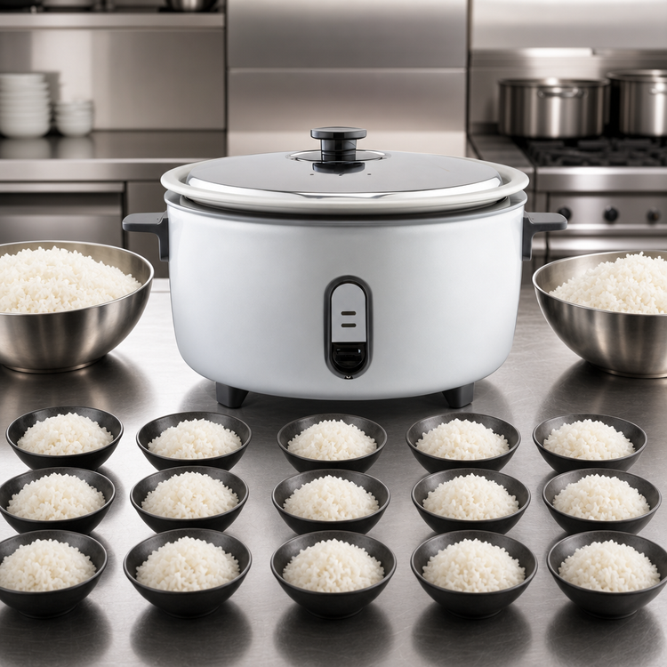 Product image #3 for Panasonic Countertop Commercial Electric Rice and Grain Cooker, 60-Cup Cooked Capacity, Non-Stick Pan