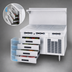 Thumbnail image #3 for Garland Arctic Fire 51-Inch Two-Section Freezer Base with 4 Self-Closing Drawers, Remote Refrigeration