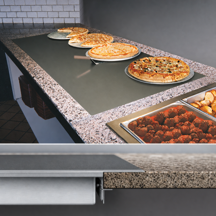 Product image #3 for Hatco Glo-Ray Built-In Heated Shelf with Flush Top, 37-1/2 x 21 Inch Surface, Hardcoat Aluminum, 780 Watts