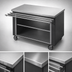 Thumbnail image #3 for Randell RANFG ST-6S 72-Inch Mobile Utility Serving Station with Open Storage