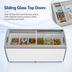Thumbnail image #3 for KoolMore 71-Inch Display Ice Cream Chest Freezer, 20 Cu. Ft., Sliding Glass Top, 6 Baskets