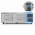 Thumbnail image #3 for Continental Refrigerator D72GFN Two-Section Four-Drawer Freezer Griddle Stand