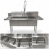 Thumbnail image #3 for 72-Inch Three-Compartment Soiled Dish Table and Sink with Pre-Rinse Assembly