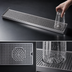 Thumbnail image #3 for Micro Matic 51 Inch Surface Mount Stainless Steel Drip Tray Trough with Integral Glass Rinser