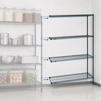 Thumbnail image #3 for Metro Super Erecta AN456K3 Add-On Wire Shelving Unit, 48 x 21 x 63 Inches, 4 Shelves, Metroseal 3 Epoxy-Coated