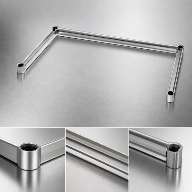 Product image #3 for Eagle Group 3-Sided Stainless Steel Channel Frame, 60"W x 36"D