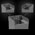 Thumbnail image #3 for Prestige Welded Right & Left Side Splash for 25-Inch Underbar Unit