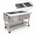 Thumbnail image #3 for Portable Electric Hot Food Table, 36-Inch Wide, 2 Dry Wells, Open Shelf Base