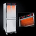 Thumbnail image #3 for Cres Cor 1200-HH-SS-2DX Mobile Insulated Stainless Steel Radiant Heated Holding Cabinet, 2 Compartments, 16 Full-Size Sheet Pan Capacity