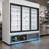 Thumbnail image #3 for Everest Refrigeration EMGR69C Three-Section Reach-In Sliding Glass Door Chromatography Refrigerator, 69 Cu. Ft.