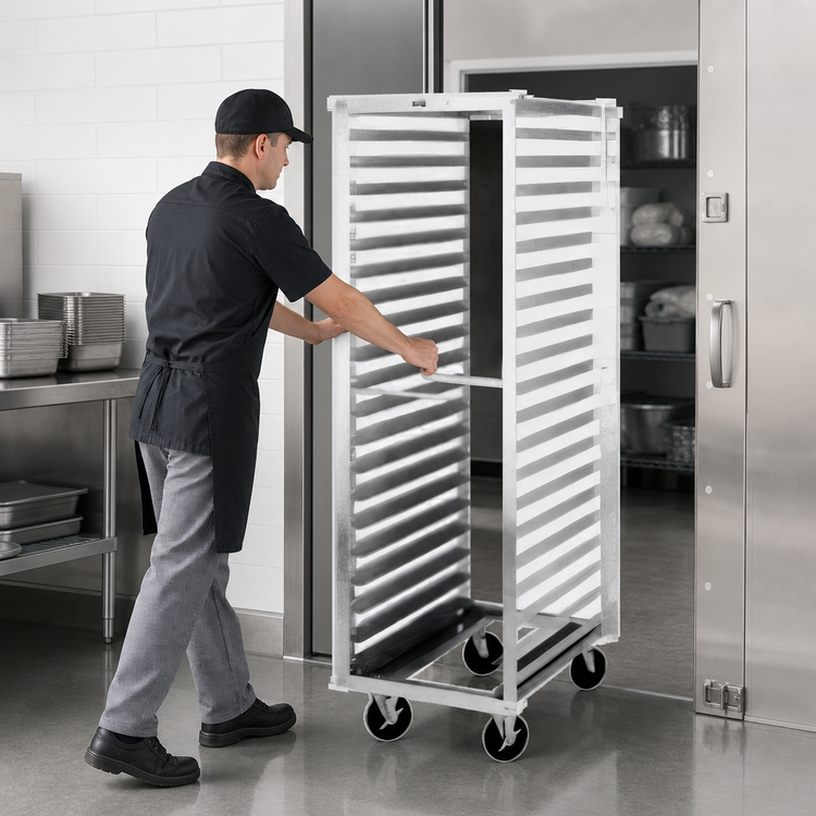 Product image #3 for Metro Mobile Pass-Thru End-Load Aluminum Tray Rack