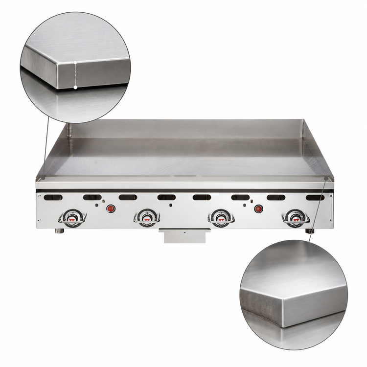 Product image #3 for Vulcan MSA48 Heavy Duty Countertop Gas Griddle, 48-Inch x 24-Inch Cooking Surface