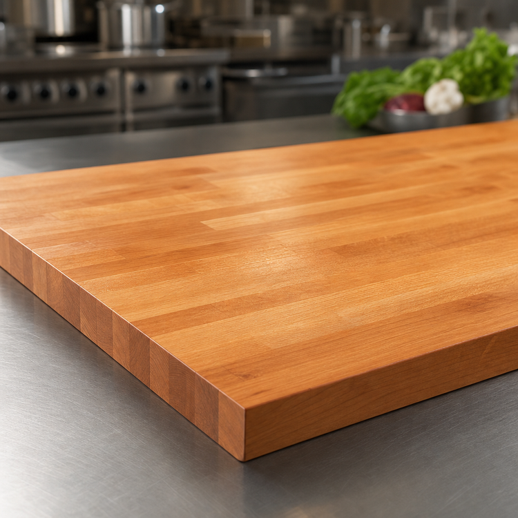 Product image #3 for John Boos Boos Block American Cherry Edge Grain Kitchen Countertop, 72 x 25 x 1-1/2 Inch, Penetrating Oil Finish