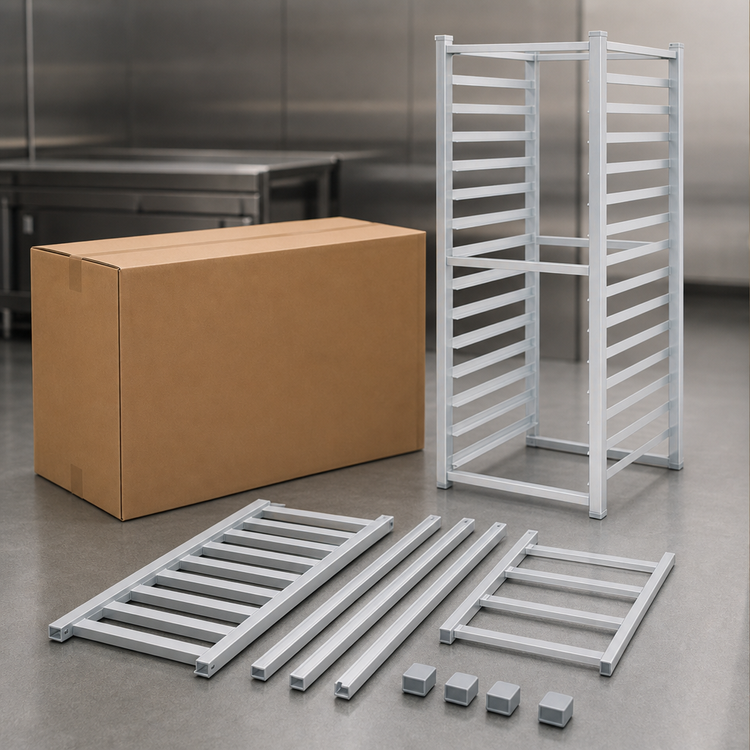 Product image #3 for Advance Tabco Special Value Series Aluminum Knock-Down Reach-In Rack for Refrigerators