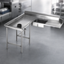 Thumbnail image #3 for Left-Hand Island Soiled Dish Table with Pre-Rinse Sink, 84-Inch Machine-to-Corner, 60-Inch Corner-to-End, 16/430 Stainless Steel