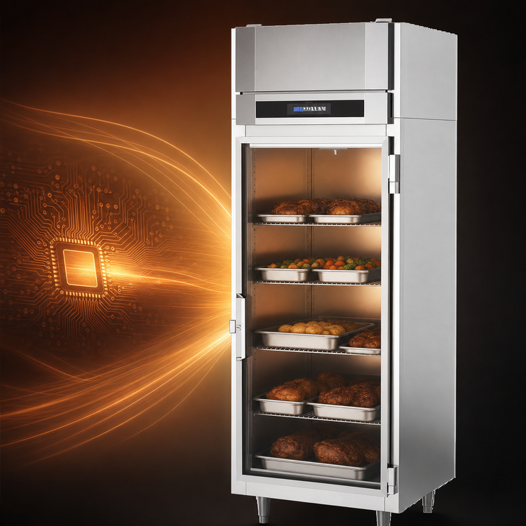 Product image #3 for Victory UltraSpec HSA-1D-1-GD One-Section Full Height Reach-In Standard Depth Heated Holding Cabinet with Glass Door