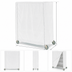 Thumbnail image #3 for Metro 60 x 18 x 62 Inch White Uncoated Knitted Polyester Cart Cover with Velcro Fastener