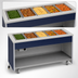 Thumbnail image #3 for Atlas Metal INFH-5 5-Pan Mobile Hot Food Unit with Open Cabinet Base