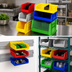Thumbnail image #3 for Quantum Stackable/Hanging Polypropylene Shelf Bin, 5-1/2 x 18 x 5 Inches