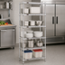 Thumbnail image #3 for Eagle Group 5-Tier Wire Shelving Starter Unit, 42 x 24 x 74 Inches, Stainless Steel Finish