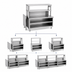 Thumbnail image #3 for Randell RCR-67.5 Modular Chef Service Counter - Right Section, 67.5 Inches Wide, No Breaker Panel