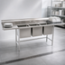 Thumbnail image #3 for Eagle Group S16 Series 3-Compartment Stainless Steel Sink with 24