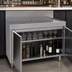 Thumbnail image #3 for Glastender DBCB-36 Freestanding Underbar Drainboard Cabinet Base with Hinged Doors, 36 x 24 Inches