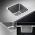 Thumbnail image #3 for Vollrath 10101-0 Weld-In / Undermount Single Compartment Stainless Steel Sink, 14 x 10 x 10 Inch