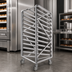 Thumbnail image #3 for Baxter BDSRSB-15 Stainless Steel Single End-Load Rack for Double Rack Oven, 15 Slides