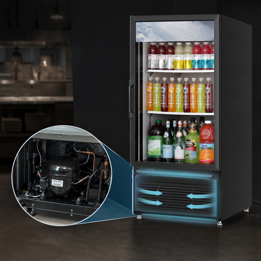 Bottom-Mounted Self-Contained Refrigeration