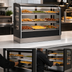Thumbnail image #3 for Vollrath Heated Cubed Countertop Hot Food Display Case, Full Service, Straight Front Glass, 48 Inch