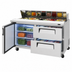 Thumbnail image #3 for Turbo Air Super Deluxe 60-Inch Two-Section Sandwich/Salad Prep Table with 1 Door and 2 Drawers, 16 Cu. Ft.
