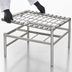 Thumbnail image #3 for Metro Super Erecta Stainless Steel Dunnage Rack with Lift-Off Mat, 36 x 18 Inches, 1600 lb Capacity